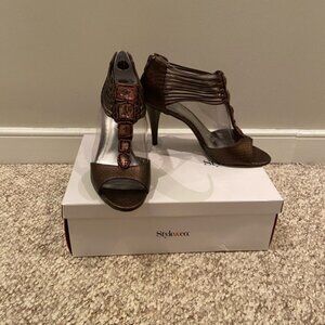 Style & Co Bronze Dress Sandal